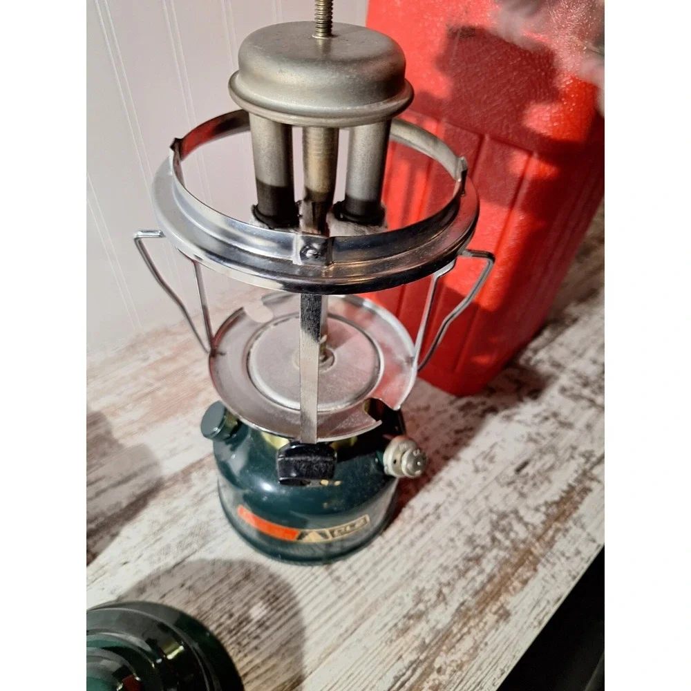 Coleman Lantern 288 with Hard Shell Red/Black With Hard Shell Carry Case CL2 Adj